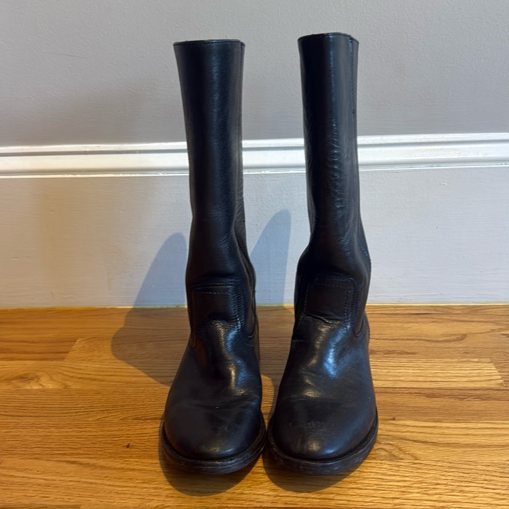 Frye Black Leather Women's Boots